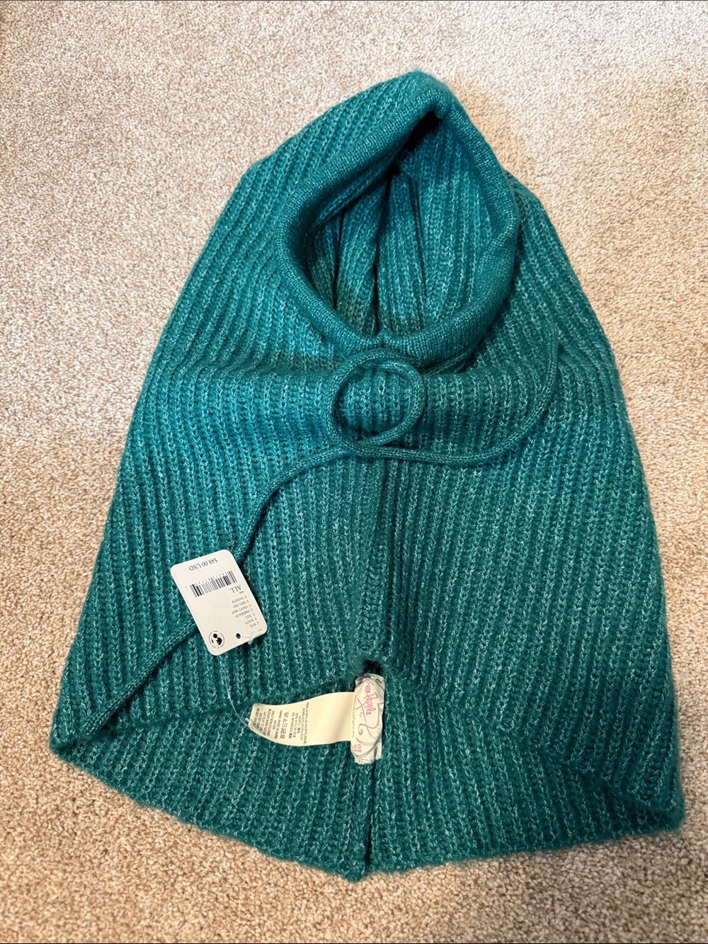 Free People-Over My Head Balaclava-GREEN- NWT
